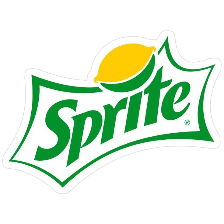 "Sprite logo with green text and a yellow lemon graphic"